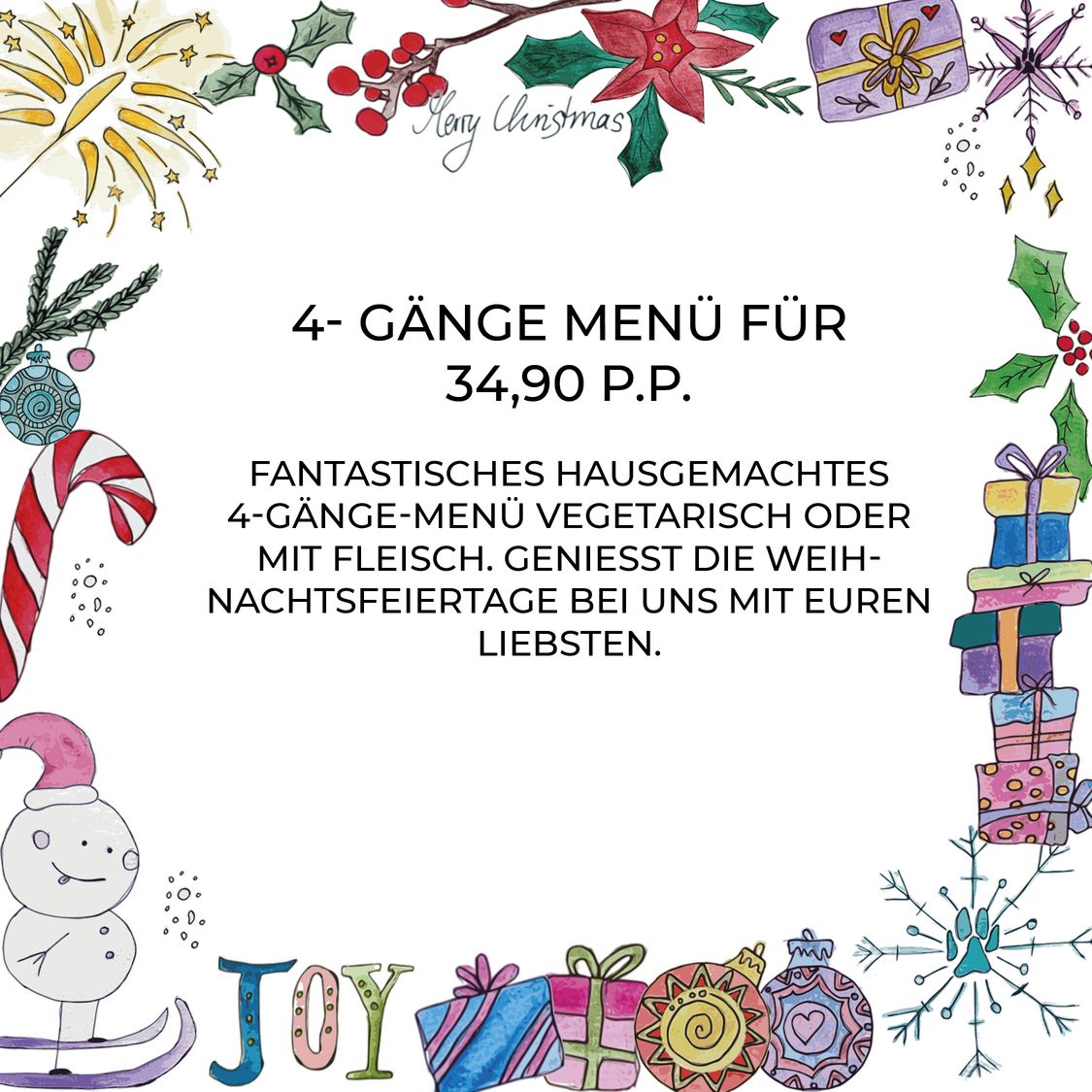 Weihnachtsmenü