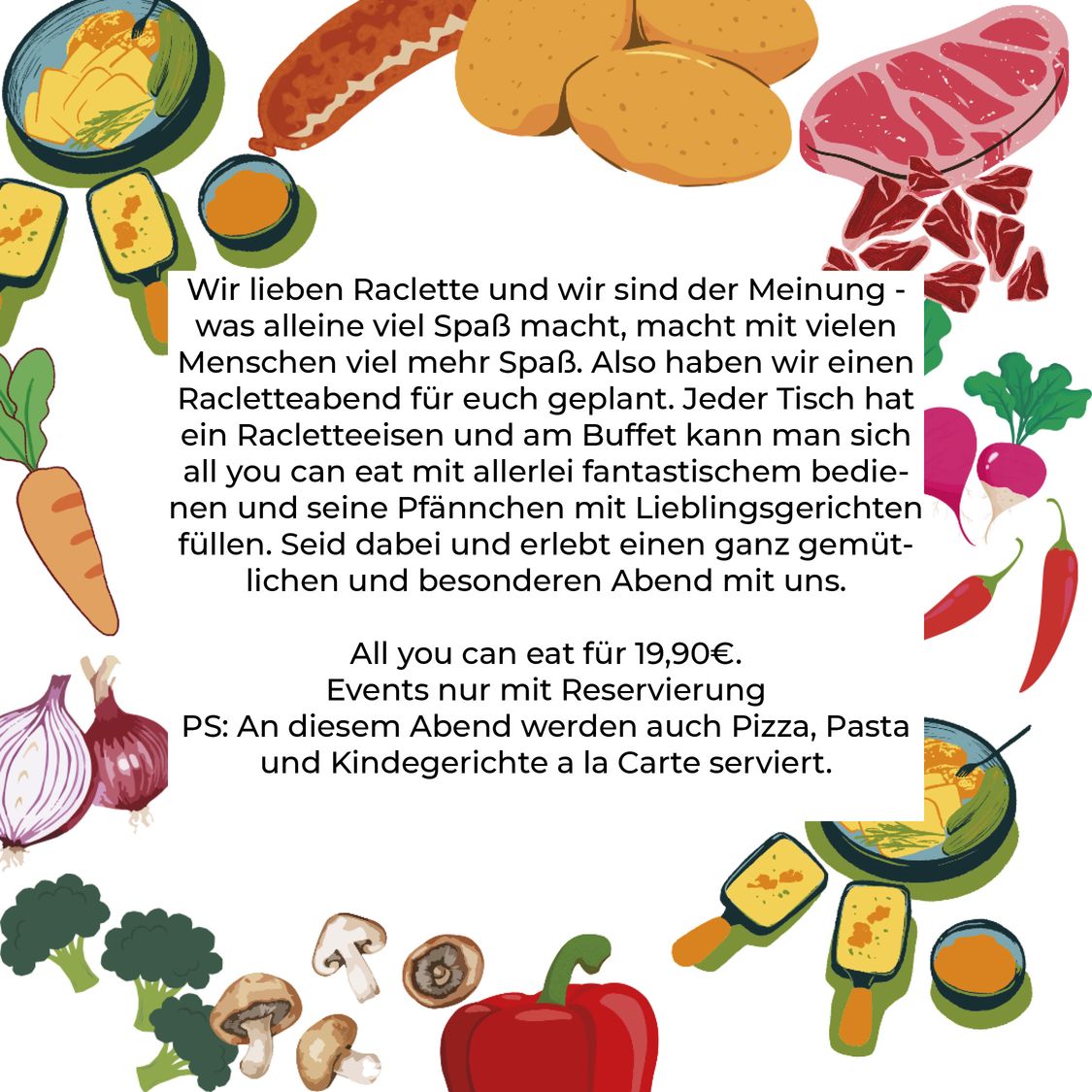 Raclette Buffet