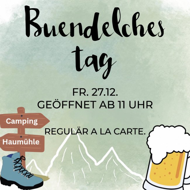 Bündelches Tag Campingplatz Simmertal Hunsrück 