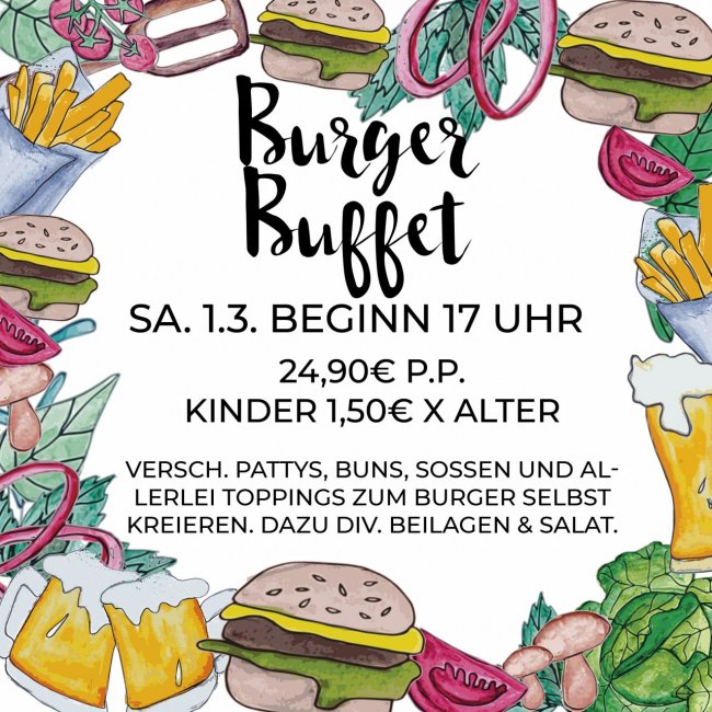 Burger Buffet Campingplatz Event Simmertal Kirn Hunsrück