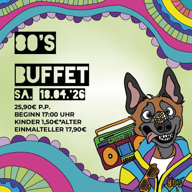 80er Buffet Campingplatz Haumühle Hunsrück Simmertal