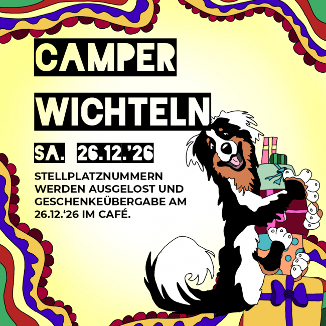 Camper Wichteln an Weihnachten auf der Haumühle